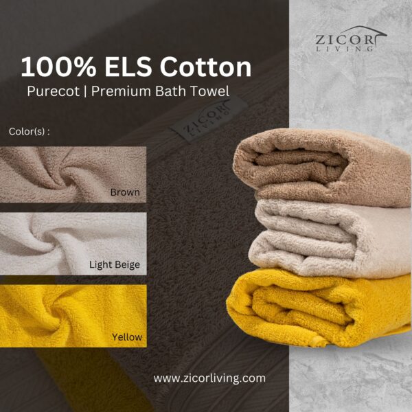Purecot | Premium Bath Towel (100% ELS Cotton) - Image 2