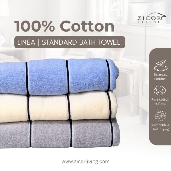 Linea | Standard Bath Towel (100% Cotton)